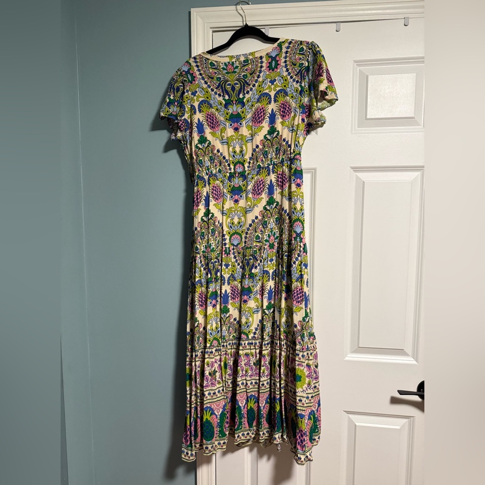 10 Items for $20: Bohemian Paisley Midi Dress - Picture 4 of 4
